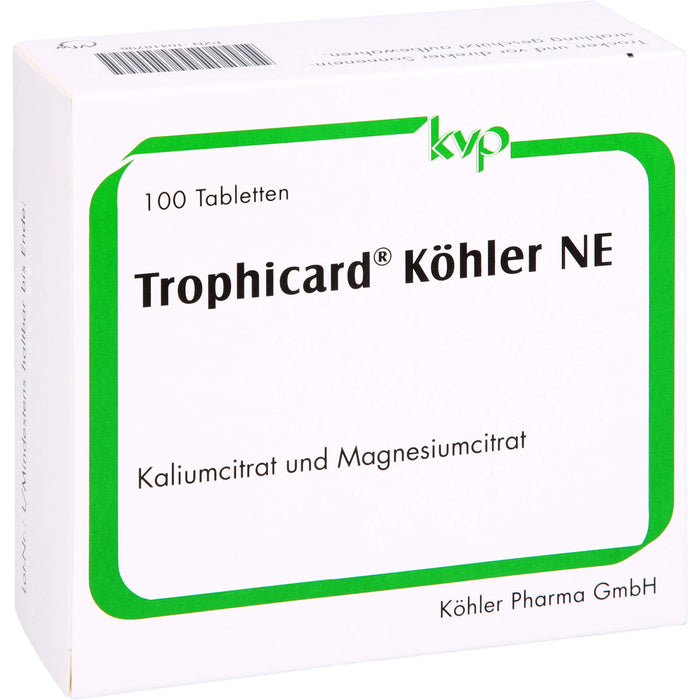 Trophicard Köhler NE Tabletten, 100 St. Tabletten