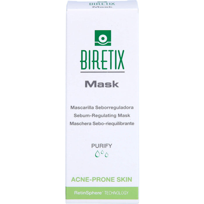 BiRetix Mask talgregulierende Maske Akne-Gel, 25 ml Masque facial