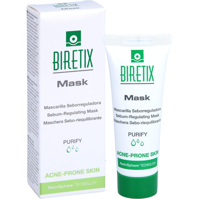 BiRetix Mask talgregulierende Maske Akne-Gel, 25 ml Masque facial