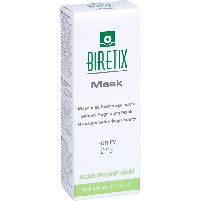 BiRetix Mask talgregulierende Maske Akne-Gel, 25 ml Face mask