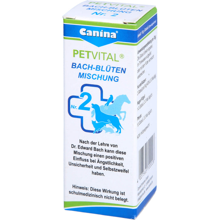 PETVITAL Bach-Blüten Mischung Nr. 2 Globuli, 10 g Globuli