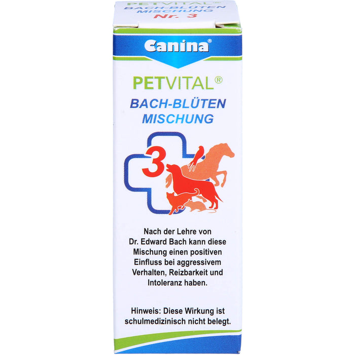 PETVITAL Bachblüten Nr. 3 vet, 10 g GLO