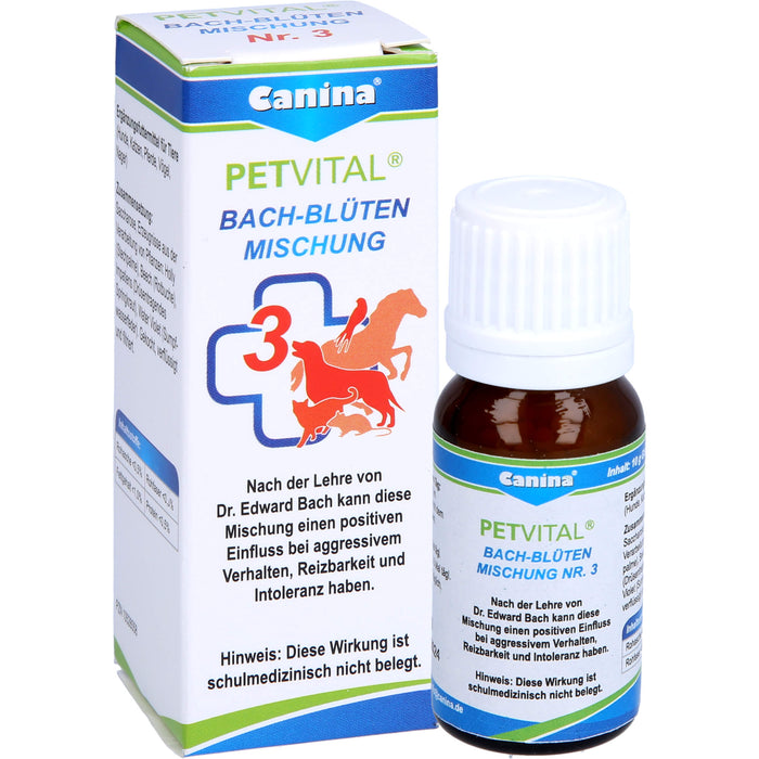 PETVITAL Bachblüten Nr. 3 vet, 10 g GLO