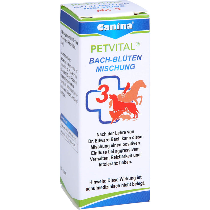 PETVITAL Bachblüten Nr. 3 vet, 10 g GLO