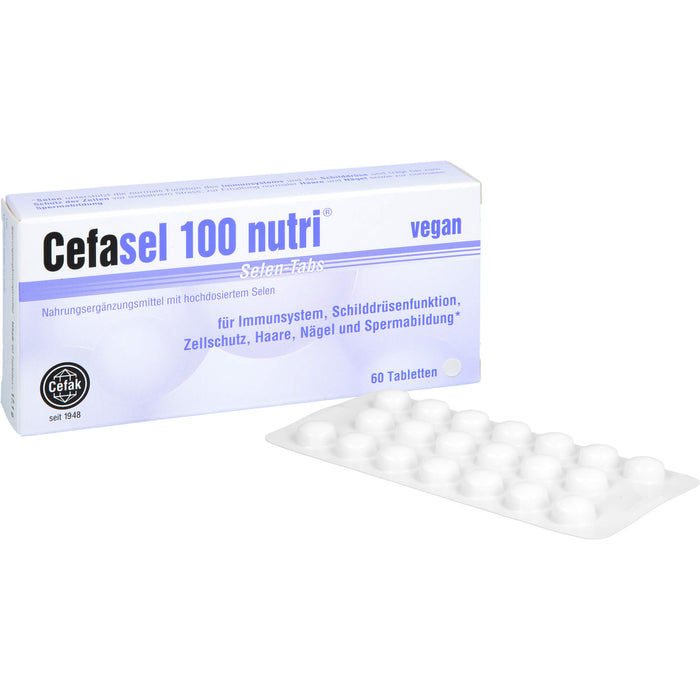 Cefasel 100 nutri Selen-TABS, 60 pc Tablettes