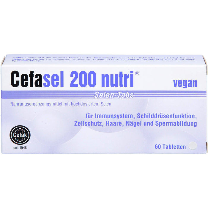 Cefasel 200 nutri Selen-Tabs Tabletten, 60 pc Tablettes