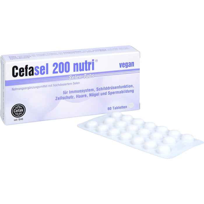 Cefasel 200 nutri Selen-Tabs Tabletten, 60 pc Tablettes