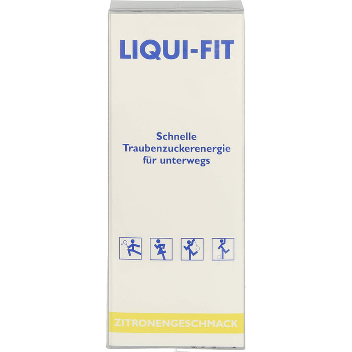 LIQUI-FIT Traubenzuckerenergie Beutel Zitronengeschmack, 12 pc Sachets