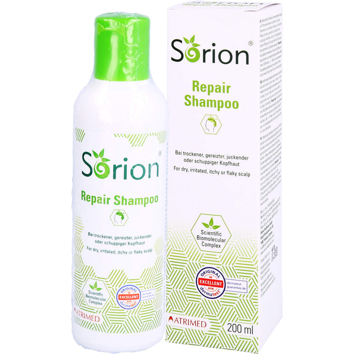 Sorion Shampoo für trockene empfindliche Kopfhaut, 200 ml Shampoing