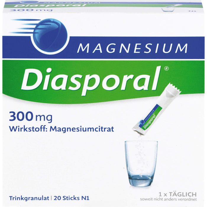 Magnesium Diasporal 300 mg Trinkgranulat, 20 pcs. Sachets