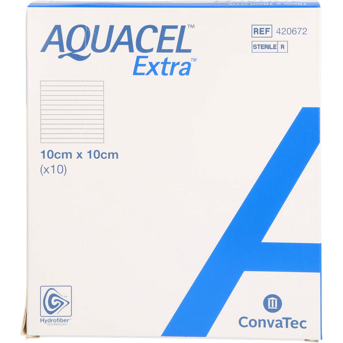 AQUACEL Extra 10x10cm Kompressen, 10 St KOM