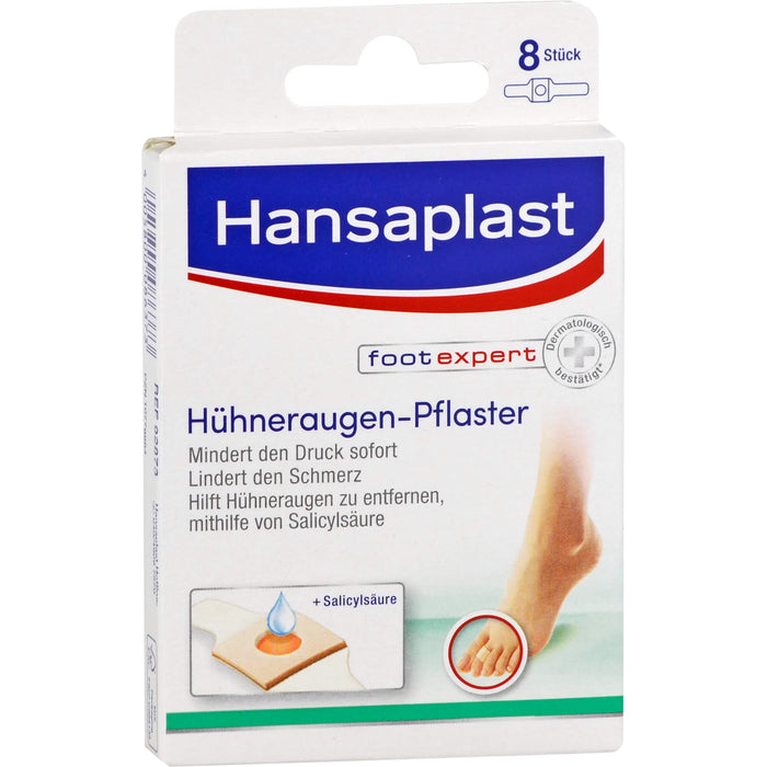 Hansaplast Hühneraugen-Pflaster mindert den Druck sofort, 8 pc Pansement