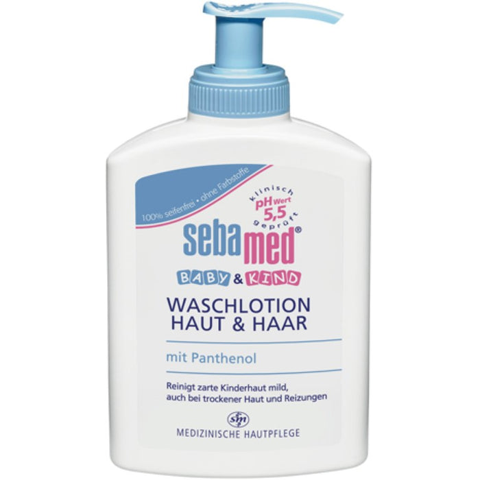 Sebamed Baby & Kind Waschlotion für Haut und Haare, 200 ml Lösung