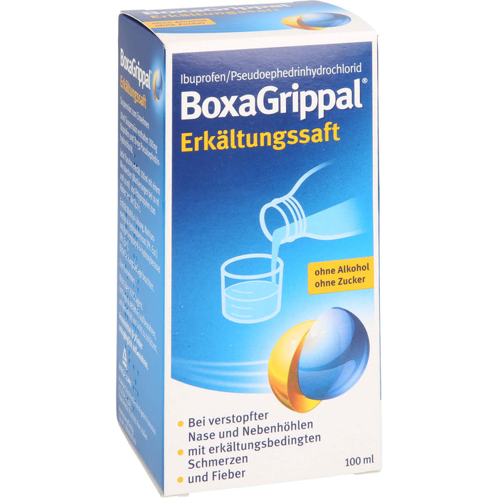 BoxaGrippal Erkältungssaft, 100 ml Lösung