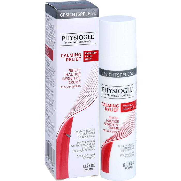 PHYSIOGEL Calming Relief reichhaltige Gesichtscreme, 40 ml Crème