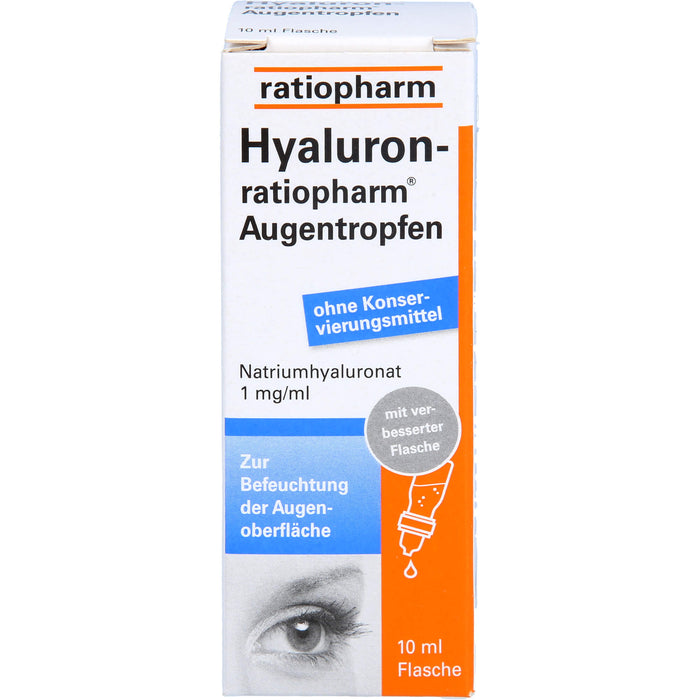 Hyaluron-ratiopharm Augentropfen, 10 ml Lösung