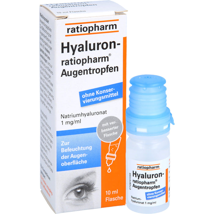 Hyaluron-ratiopharm Augentropfen, 10 ml Lösung