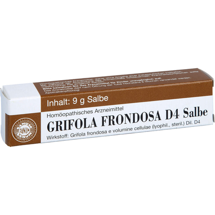 Grifola frondosa D4 Salbe, 9 g Ointment