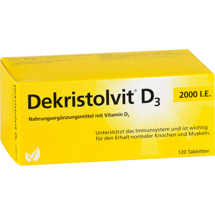 Dekristolvit D3 2000 I.E. Tabletten, 120 pcs. Tablets