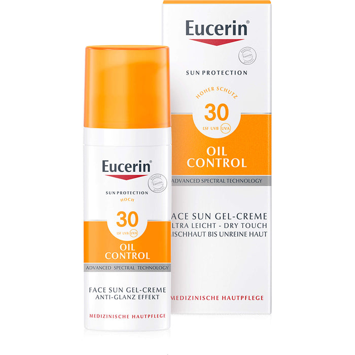 Eucerin Oil Control Face Sun Gel-Creme LSF 30, 50 ml Crème