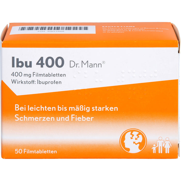 Ibu 400 Dr. Mann, 50 St. Tabletten