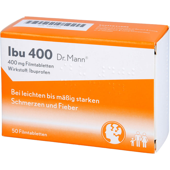 Ibu 400 Dr. Mann, 50 St. Tabletten