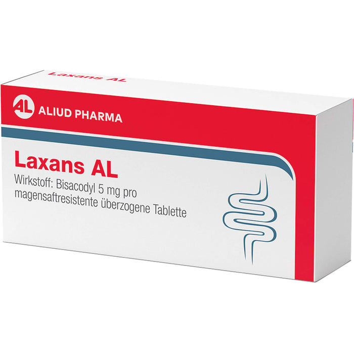 Laxans AL überzogene Tabletten bei Verstopfung, 30 St. Tabletten