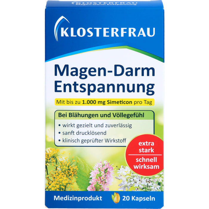 Klosterfrau Magen-Darm Entspannungs-Kapseln, 20 pcs. Capsules