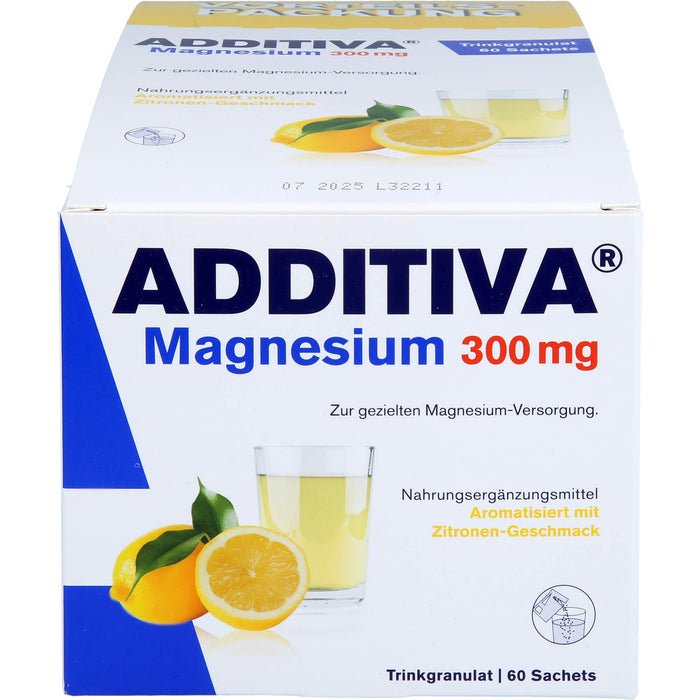 ADDITIVA Magnesium 300 mg Sachets, 60 pc Sachets