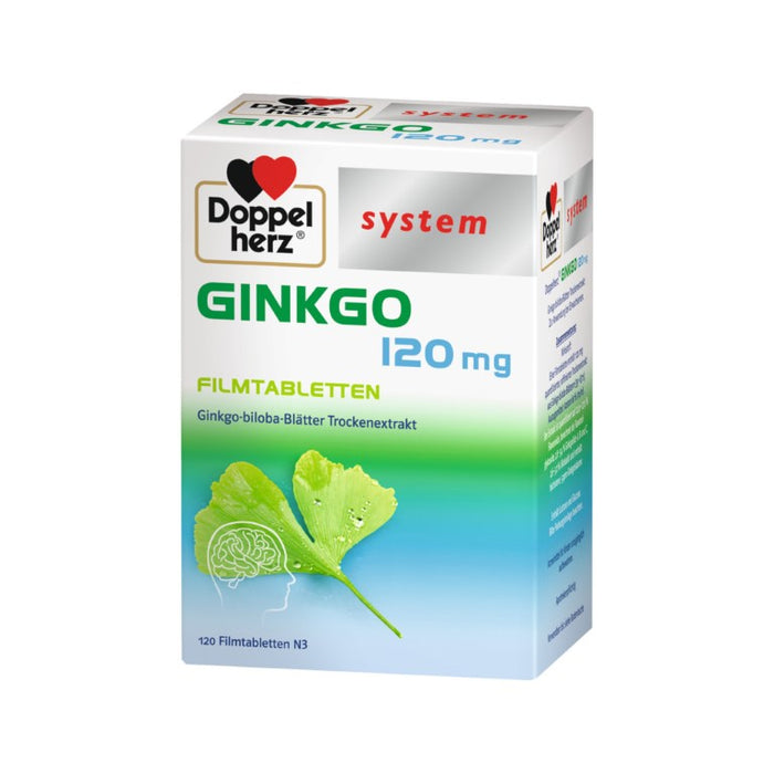 Doppelherz system GINKGO 120 mg, 120 pc Tablettes