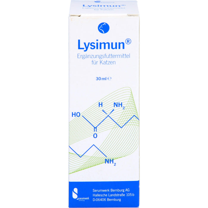 Lysimun Ergänzungsfuttermittel für Katzen, 30 ml Solution