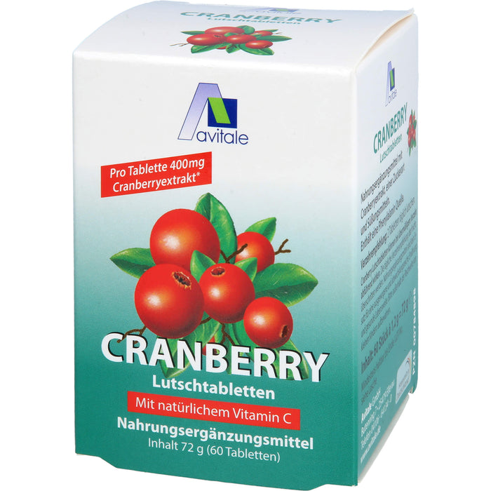 CRANBERRY Lutschtabletten, 60 St LUT