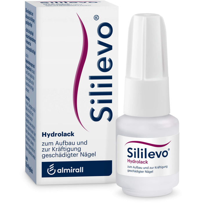 Sililevo Hydrolack zum Aufbau geschädigter Fuß- und Fingernägel Nagellack, 6.6 ml Solution