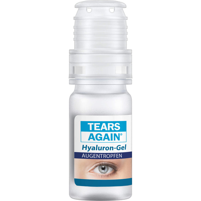 TEARS AGAIN Hyaluron-Augentropfen GEL 0,3 % (ohne Konservierungsmittel), 10 ml Solution