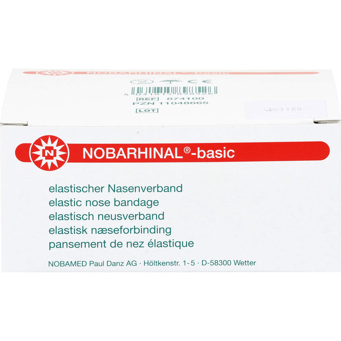 NOBARHINAL-basic elastischer Nasenverband mittel, 10 pc pansement