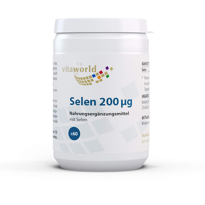 vitaworld Selen 200 mcg Tabletten, 60 pc Tablettes