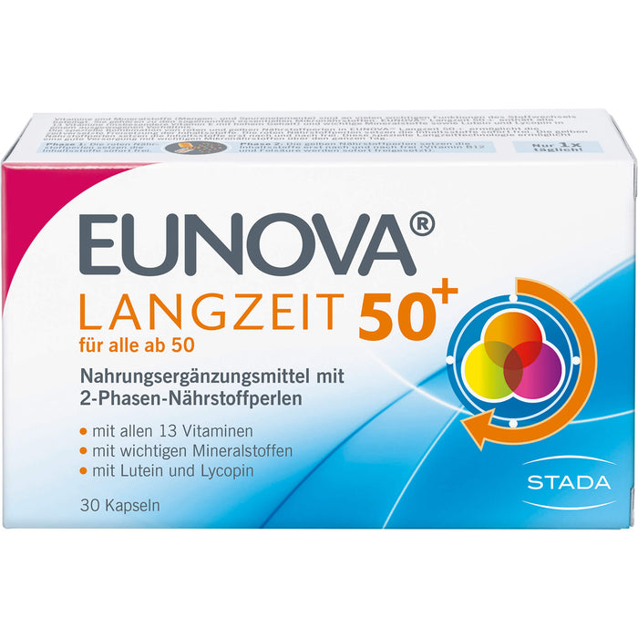 EUNOVA Langzeit 50+ Kapseln, 30 pc Capsules