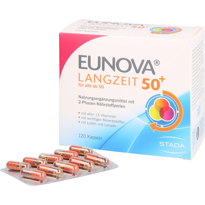 EUNOVA Langzeit 50+ Kapseln, 120 pc Capsules