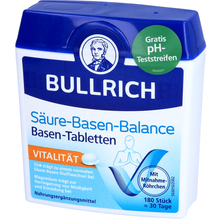 Bullrich Säure-Basen-Balance Basentabletten, 180 pcs. Tablets