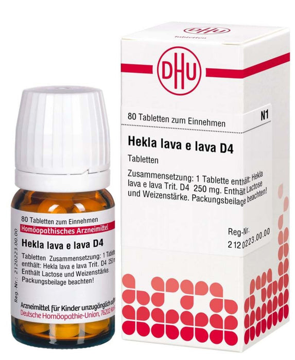 DHU Hekla lava e lava D 4 Tabletten, 80 pc Tablettes