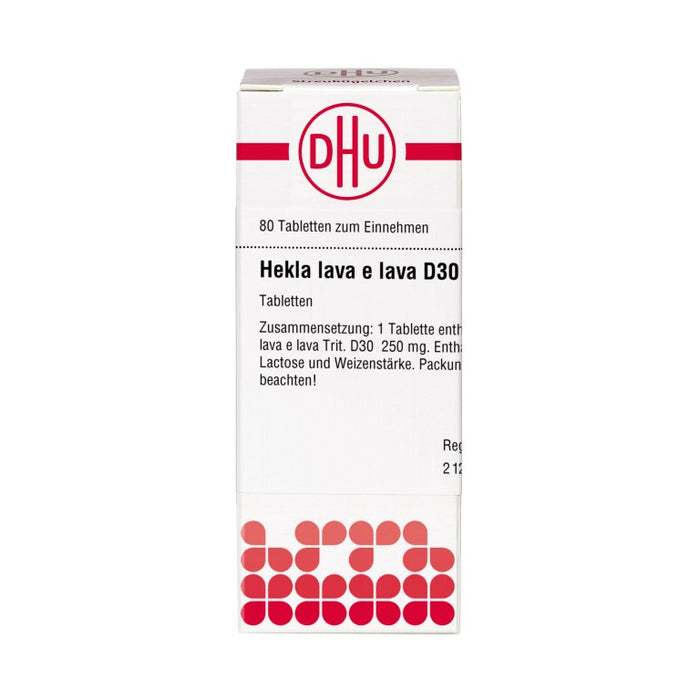 DHU Hekla lava e lava D30 Tabletten, 80 pcs. Tablets