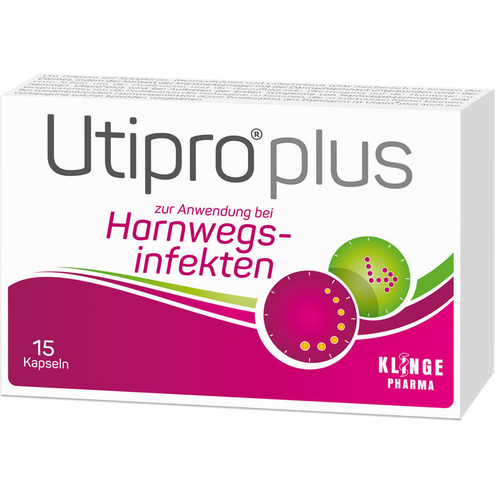 Utipro plus Kapseln bei Harnwegsinfekten, 15 pcs. Capsules