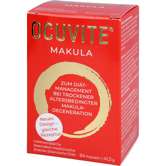 Ocuvite Makula Kapseln bei trockener AMD, 84 pc Capsules