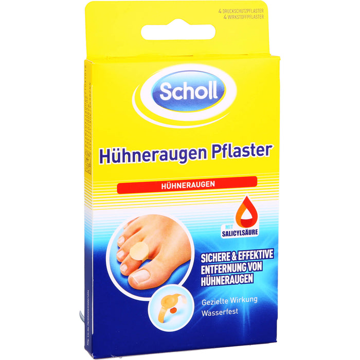 Scholl Hühneraugen Pflaster, 4 St PFL