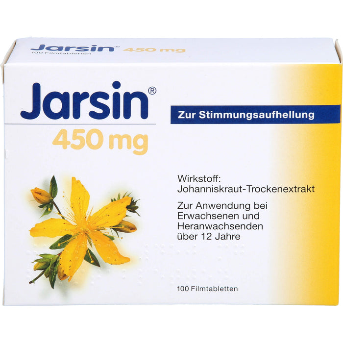 Jarsin 450 mg Tabletten zur Stimmungsaufhellung, 100 St. Tabletten