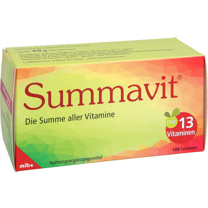 Summavit, 100 St. Tabletten