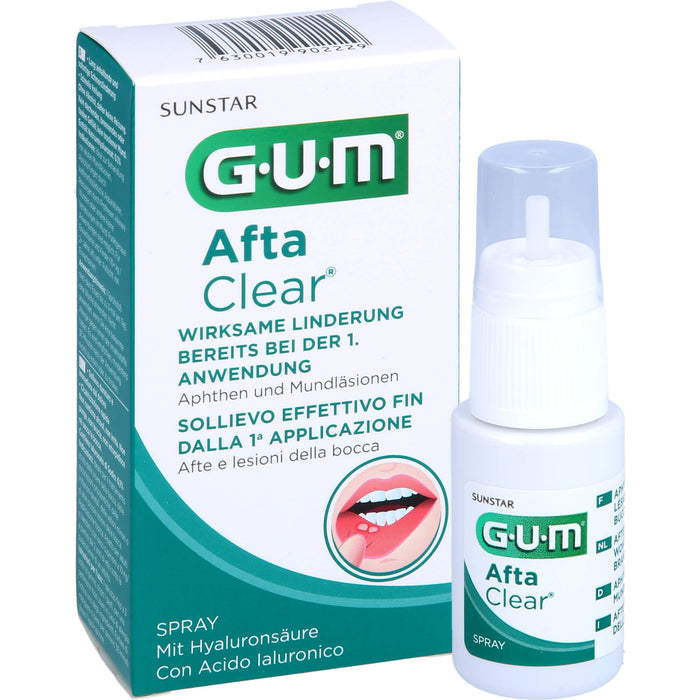 GUM Afta Clear Spray, 15 ml Solution