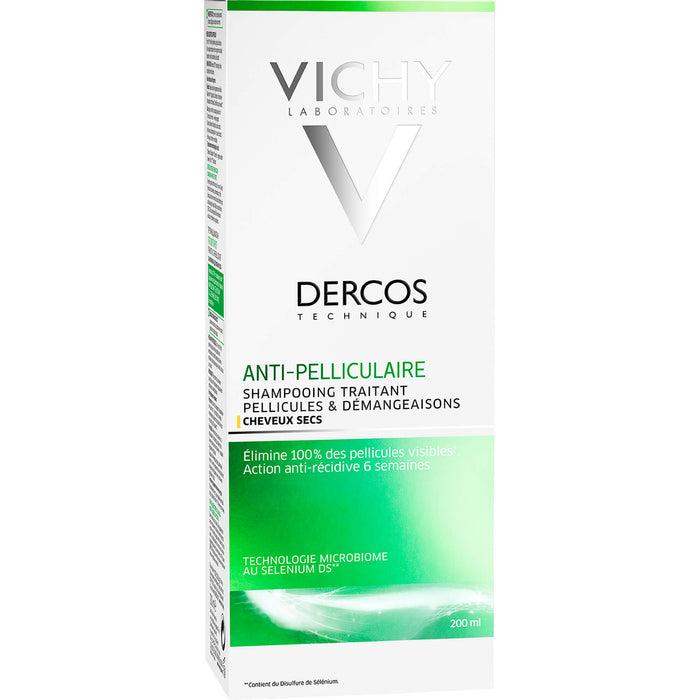 VICHY DERCOS Anti-Schuppen Intensiv-Shampoo bei Juckreiz, 200 ml Shampoo