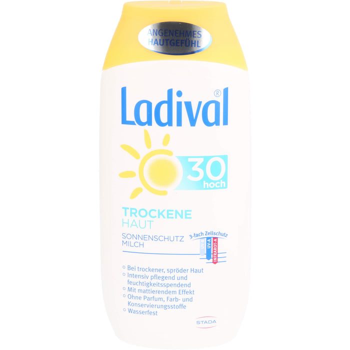 Ladival Trockene Haut LSF 30 Sonnenschutz Milch, 200 ml Crème