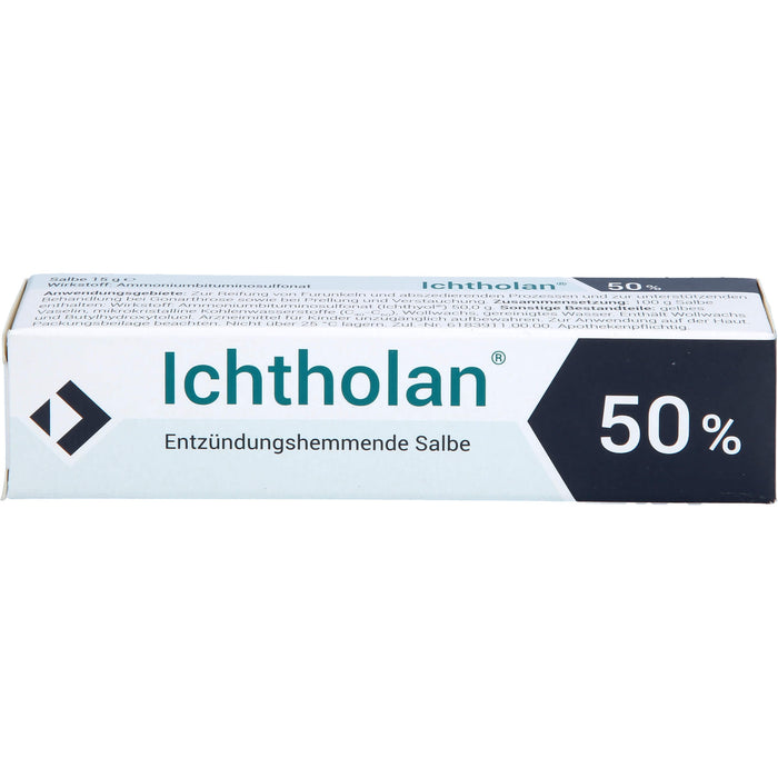 ICHTHOLAN 50 % entzündungshemmende Salbe, 15 g Onguent